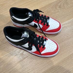 Red black & white Nike Dunk Low